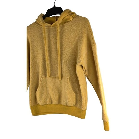 Soft Serve Hoodie Mustard Yellow Gold Hoodie Fleece Sweatshirt Very Soft Fabric - Picture 3 of 10